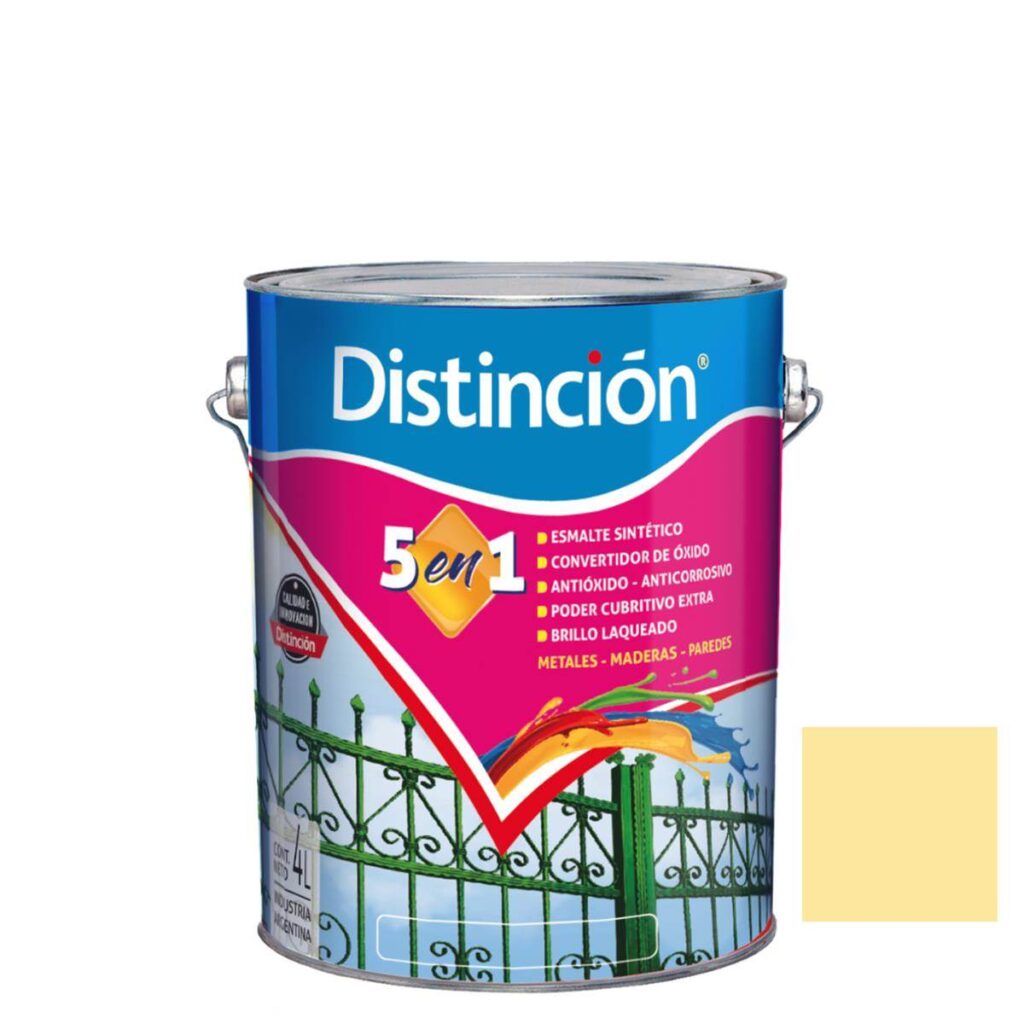 Esmalte Distincion Marfil Seda Brillante 4Lts