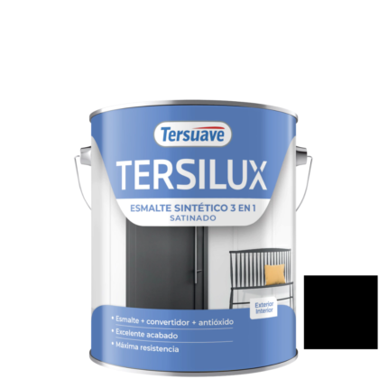 Esmalte Tersilux Negro Satinado 4Lts