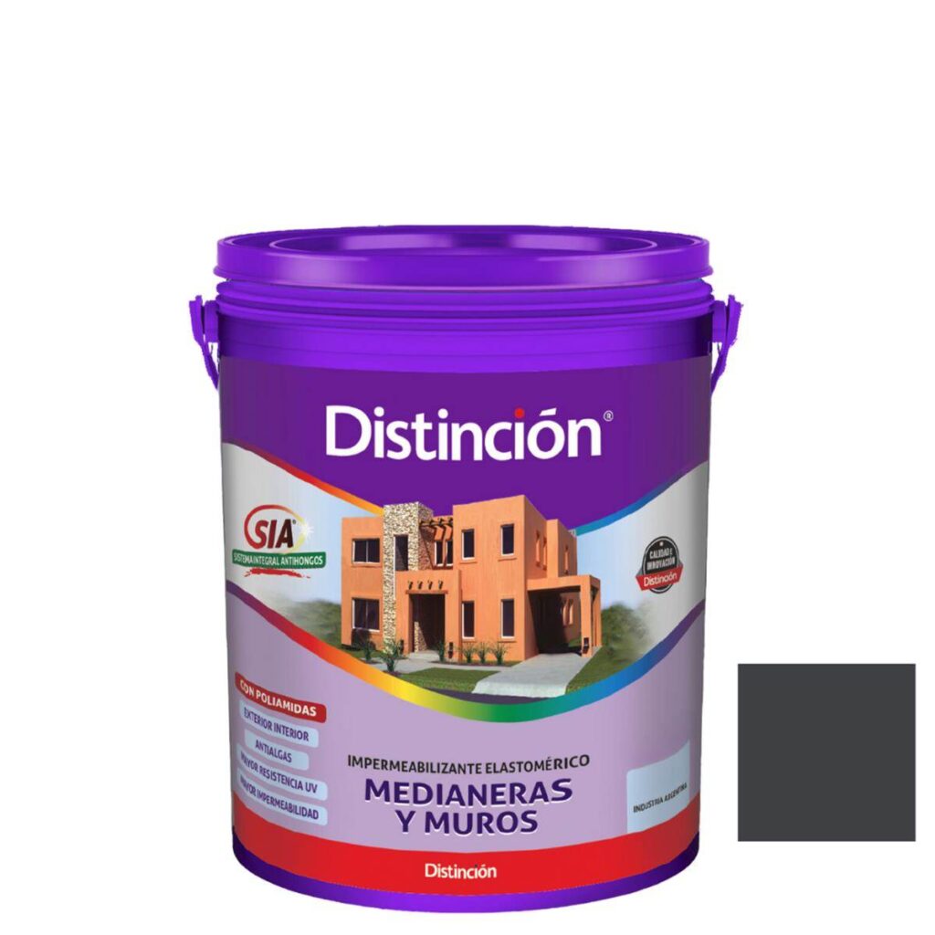 Membrana Medianeras Y Muros Gris Londres Distincion 4Lt