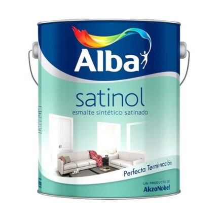 Esmalte Alba Satinol Blanco 4Lts