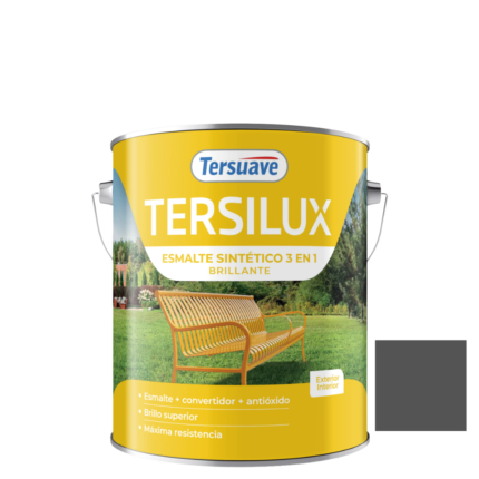 Esmalte Tersilux Gris Oscuro Brillante 4Lts