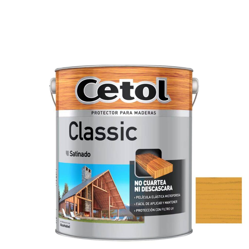 Impregnante Cetol Classic Satinado Natural 4Lt