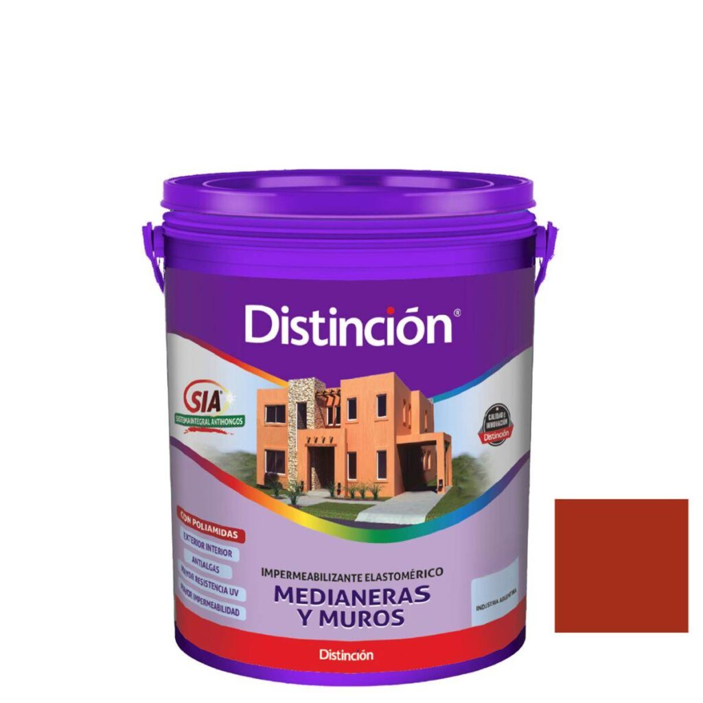 Membrana Medianeras Y Muros Terracota Distincion 4Lt