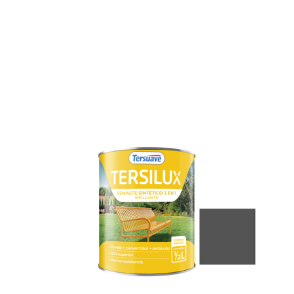 Esmalte Tersilux Gris Oscuro Brillante 500Cc