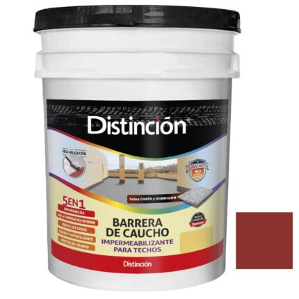Barrera De Caucho Distincion Rojo Teja 20Kg