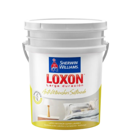 Latex Sherwin Williams Loxon Satinado Anti Manchas 20Lt