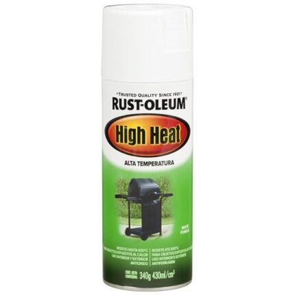 Aerosol Rust Oleum Alta Temp Blanco Mate 650°