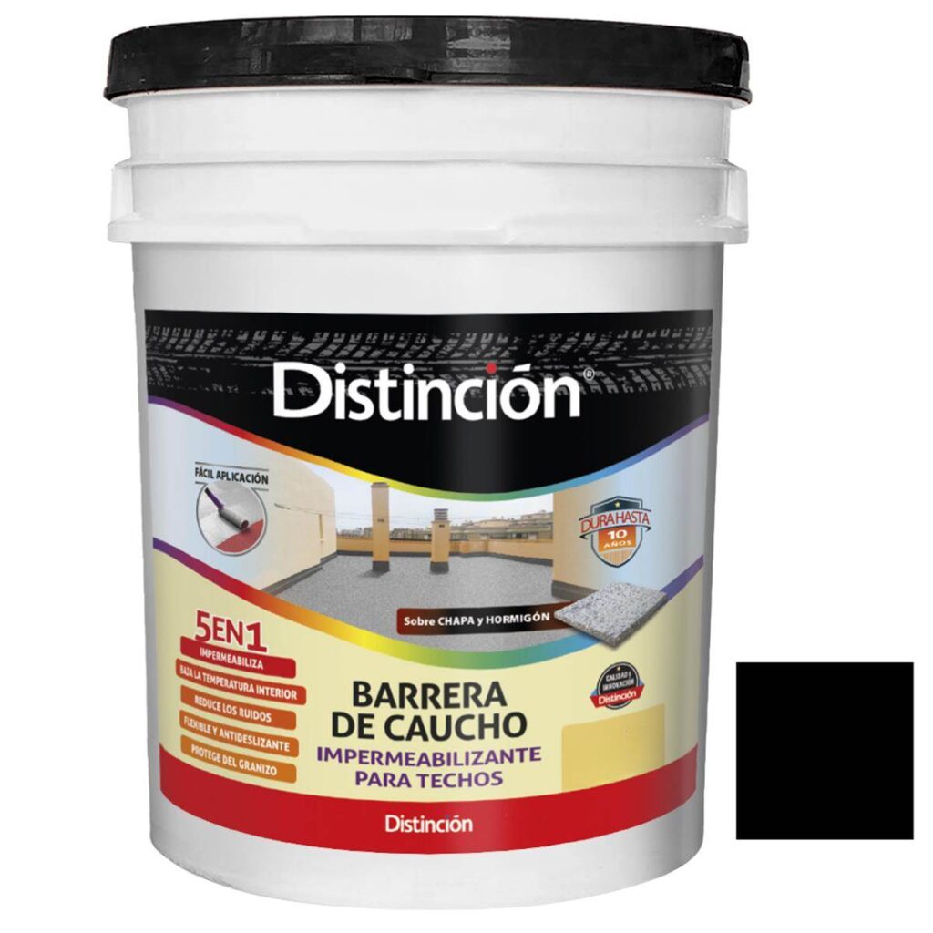 Barrera De Caucho Distincion Negro 20Kg