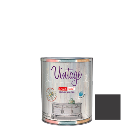 Pintura A La Tiza Vintage Gris Carbon 1Lt