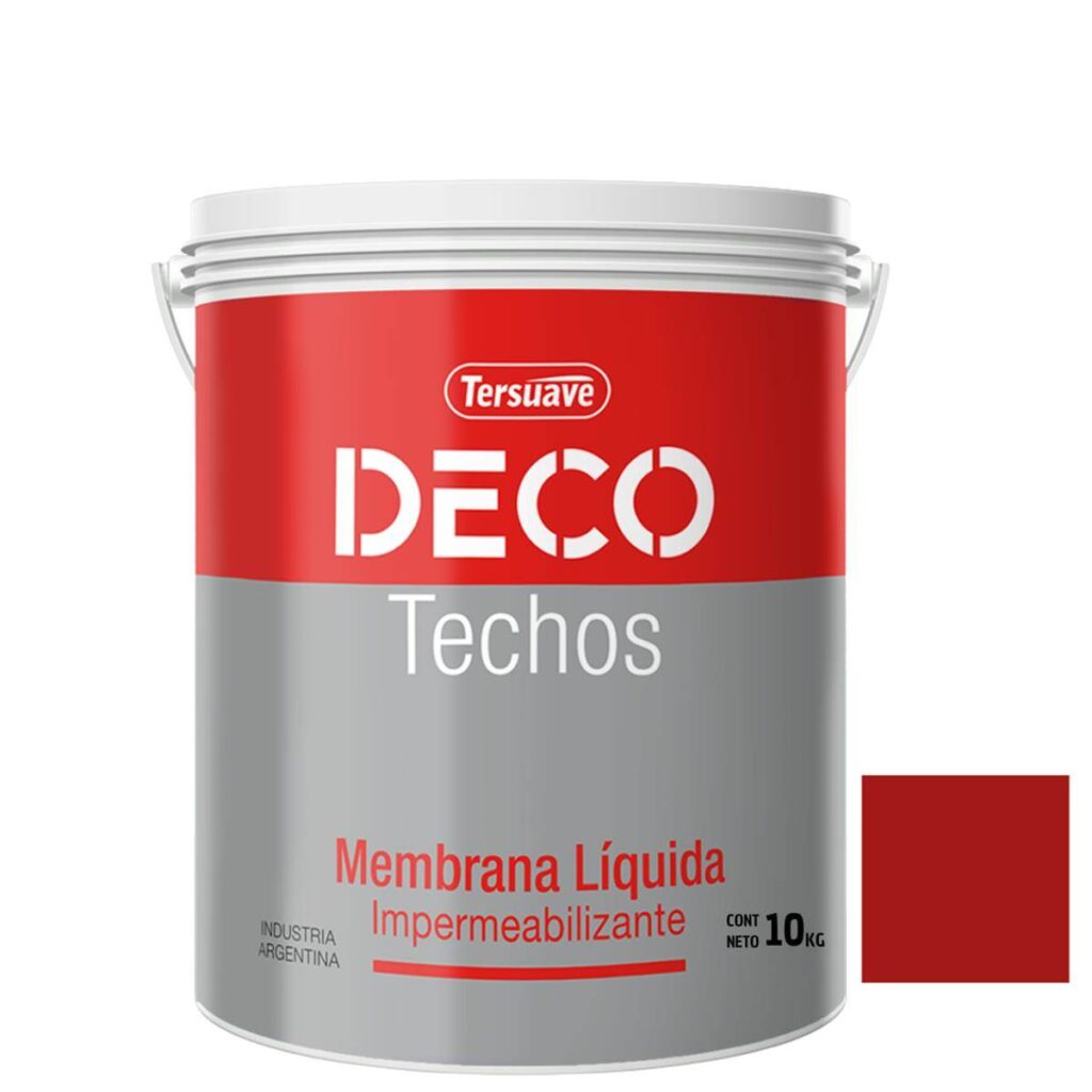 Membrana Deco Techos Rojo Teja 10Kg