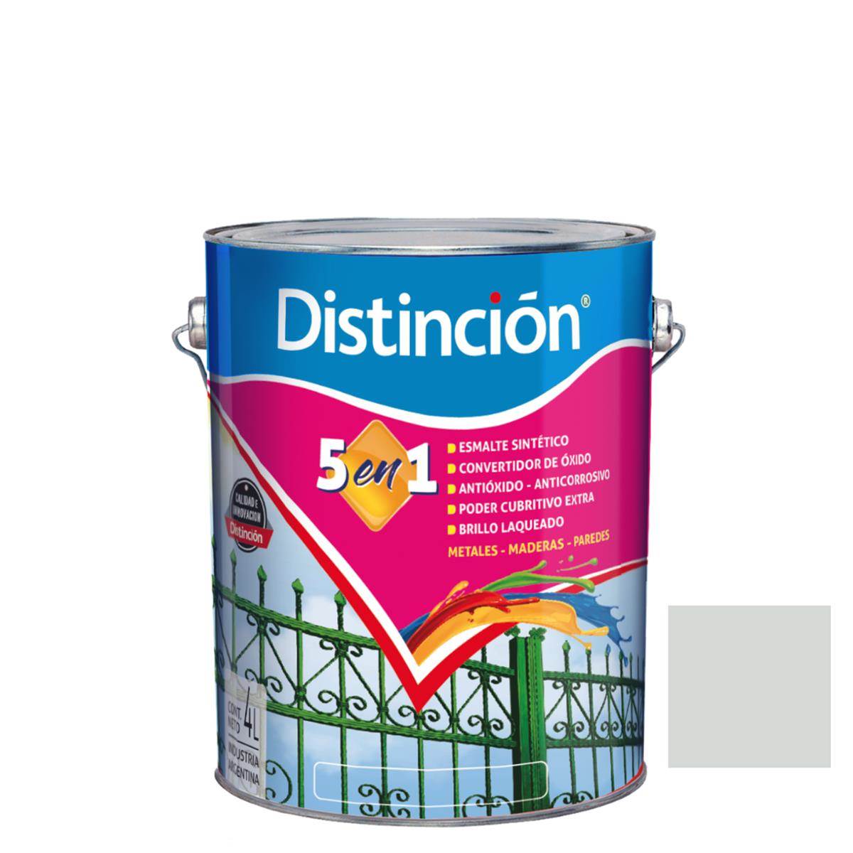 Esmalte Distincion Gris Hielo Brillante 4lts