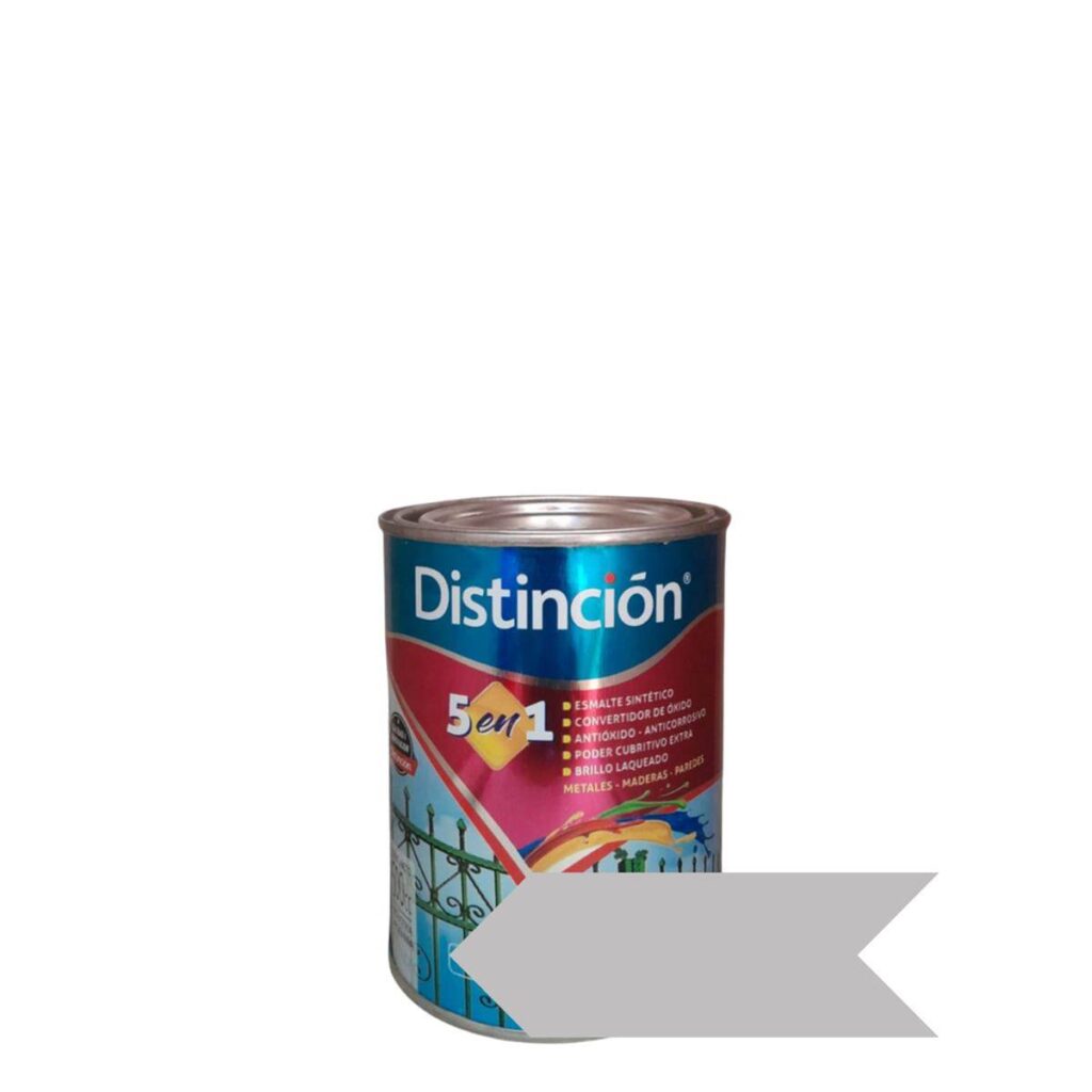 Esmalte Distincion Aluminio Brillante 500Cc