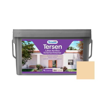 Latex Interior Exterior Tersen Tostado Armonia 4Lts