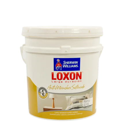 Latex Sherwin Williams Loxon Satinado Anti Manchas 10Lt