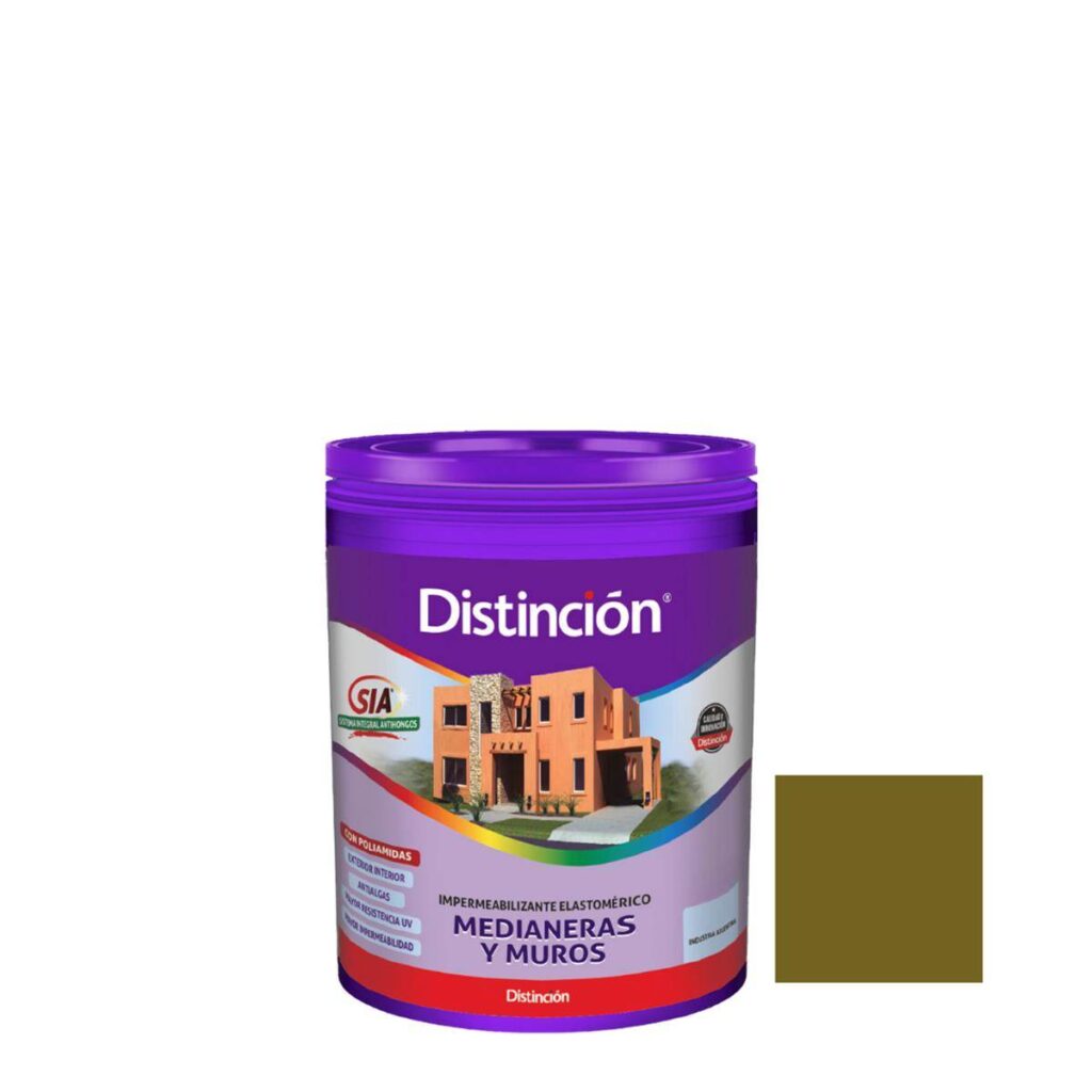 Membrana Medianeras Y Muros Gris Cemento Distincion 1Lt