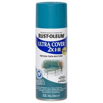 Aerosol Rust Oleum Ultracover Turquesa Sat