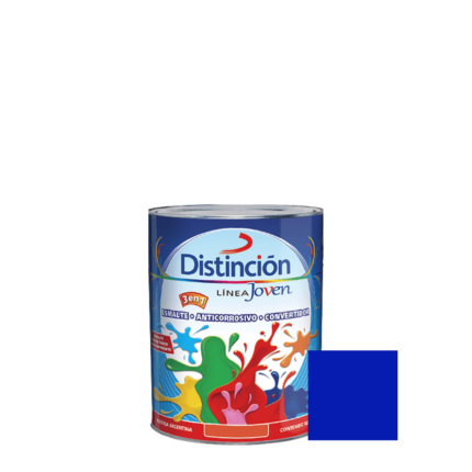 Esmalte Distincion Linea Joven Azul Distinción 1Lt