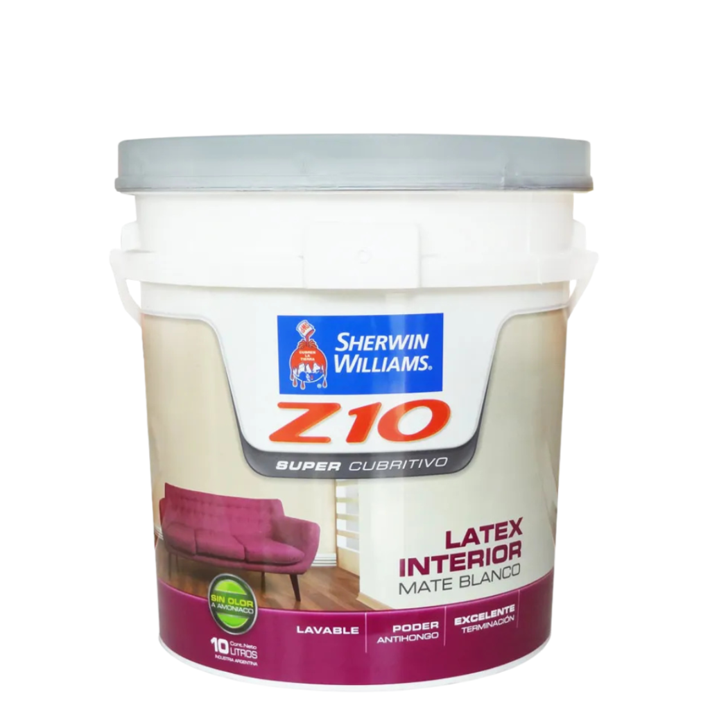 Latex Sherwin Williams Z10 Interior Mate 10Lt