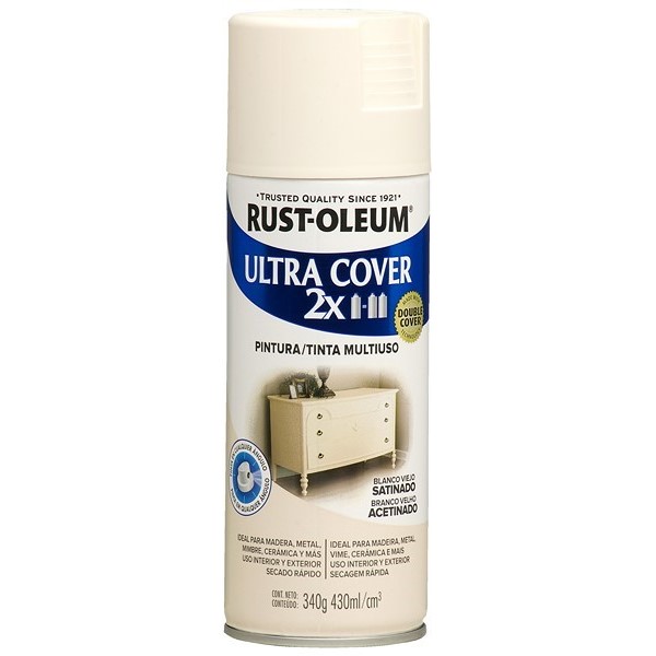 Aerosol Rust Oleum Ultracover Blanco Viejo Sat