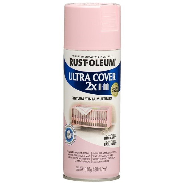Aerosol Rust Oleum Ultracover Rosa Claro Brill